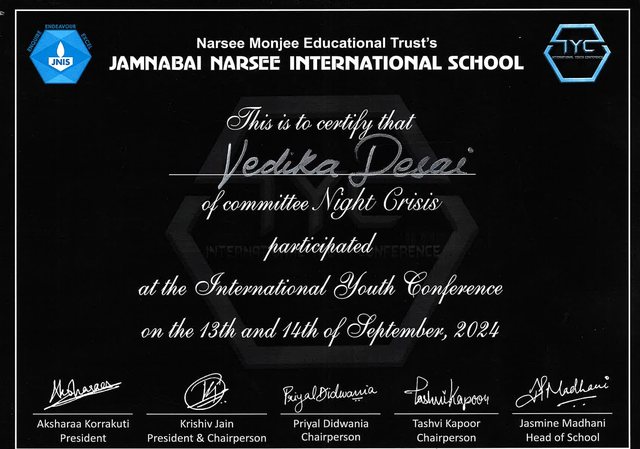 Participation · Night Crisis · IYC 2024