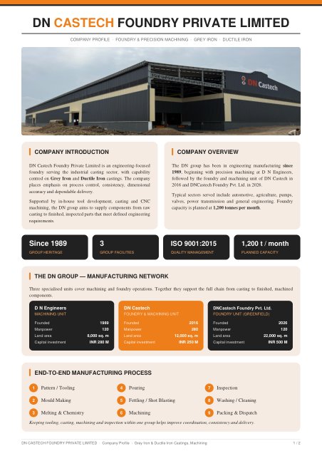 DN Castech: first page